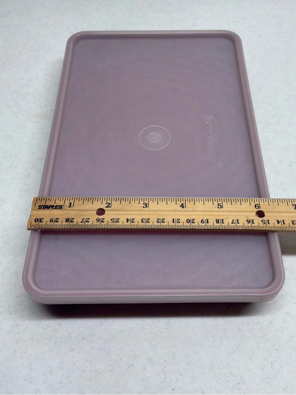 Vintage Tupperware Deli Meat Keeper Paprika Red with Lid Made in USA Drain